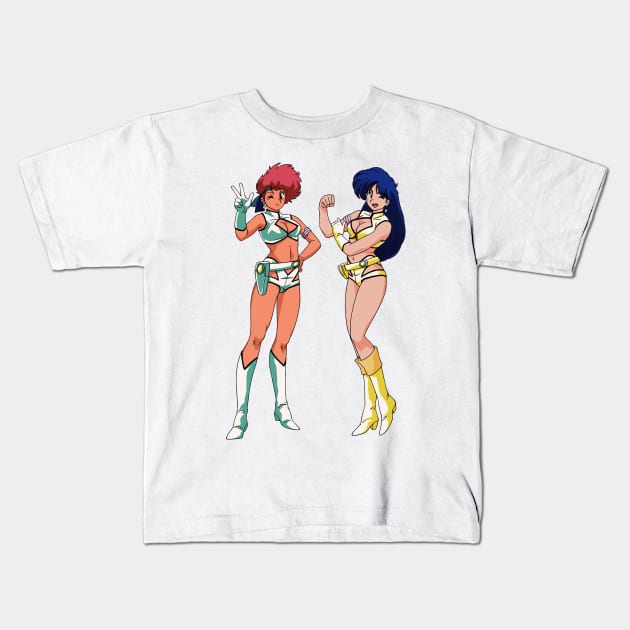 Girls31 Kids T-Shirt by Robotech/Macross and Anime design's